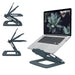 Leitz Ergo verstelbare laptopstandaard, grijs - OfficeTown