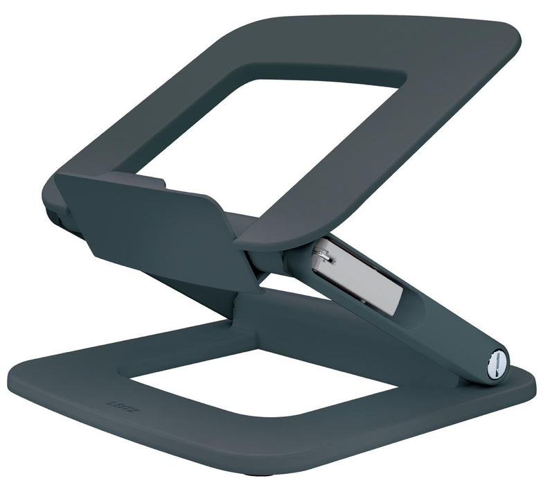 Leitz Ergo verstelbare laptopstandaard, grijs - OfficeTown
