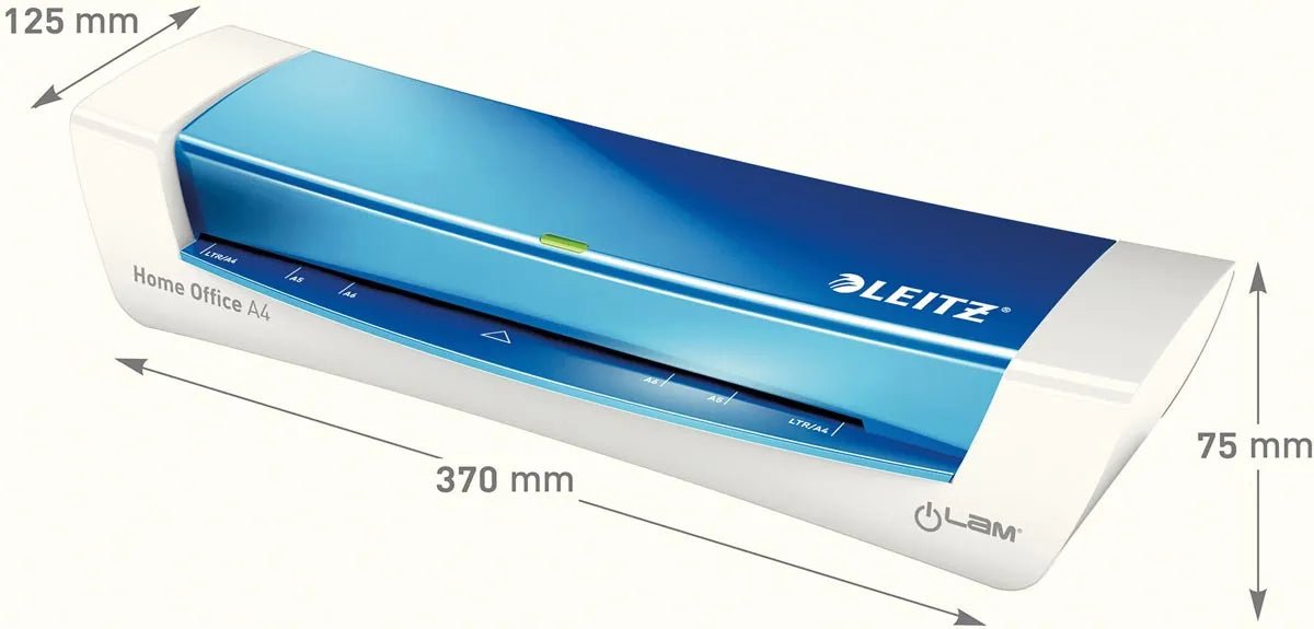 Leitz iLAM Home Office lamineermachine voor ft A4, blauw - OfficeTown
