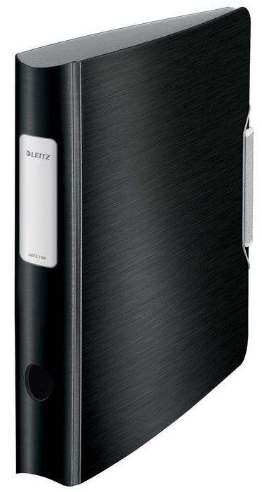 Leitz Ordner Active Style 5 cm, zwart van satijn - OfficeTown