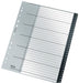 Leitz Recycle tabbladen, ft A4, 11 - gaatsperforatie, PP, zwart, 1 - 31 - OfficeTown