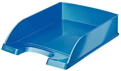 Leitz stapelbaar brievenbakje - Blauw (5 stuks) - OfficeTown