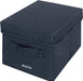 Leitz stoffen opbergdoos, grijs, set van 2, klein - OfficeTown
