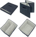 Leitz stoffen opbergdozen, grote maat, grijs, 2 stuks - OfficeTown