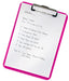 Leitz WOW klemplaat, ft A4, roze - OfficeTown