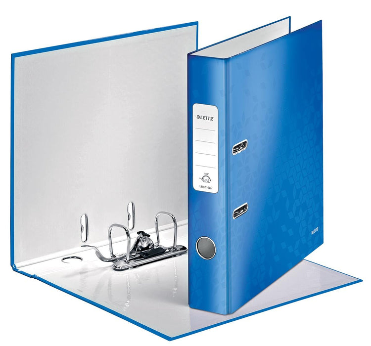 Leitz WOW map blauw, rug van 5,2 cm met hefboommechanisme - OfficeTown