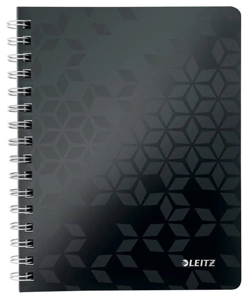 Leitz WOW notitieboek ft A4, gelinieerd, zwart - OfficeTown