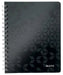 Leitz WOW notitieboek ft A4, gelinieerd, zwart - OfficeTown