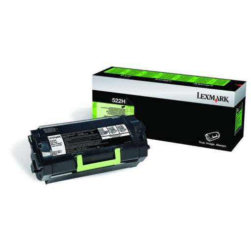 Lexmark toner zwart return program 522H, 25000 pagina's - OEM: 52D2H00 - OfficeTown