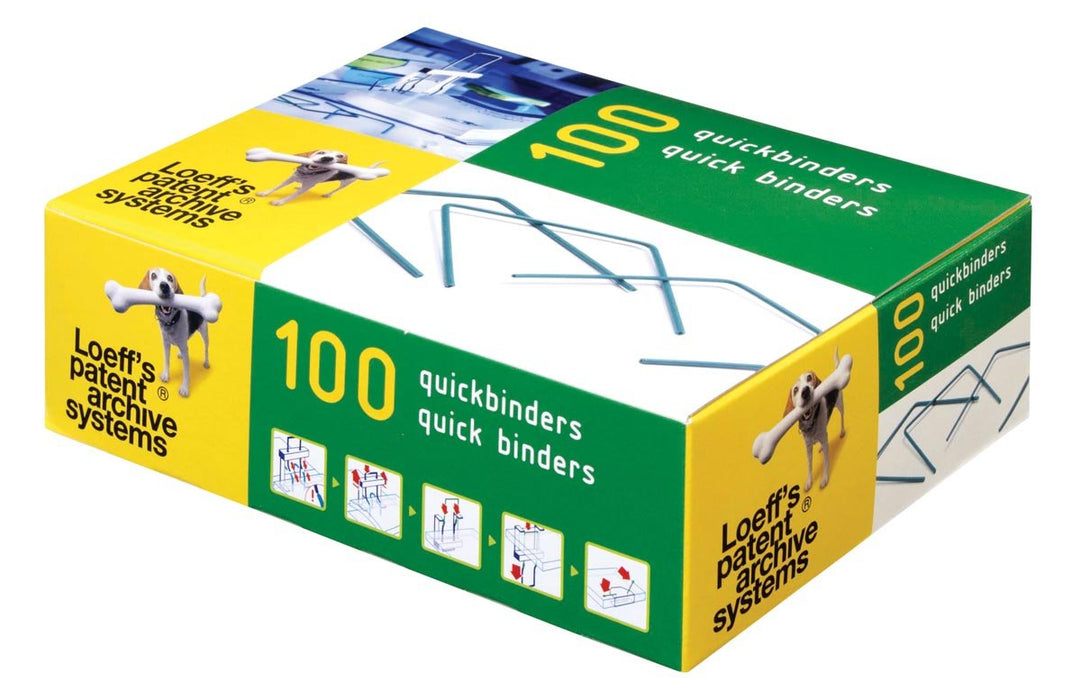 Loeff's snelle binder Lengte 100 mm. Doos van 100 stuks. - OfficeTown