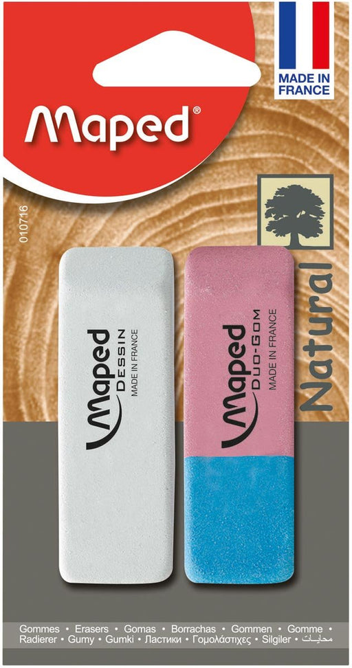Maped gum Dessin & gum Duo - Gom, op blister - OfficeTown