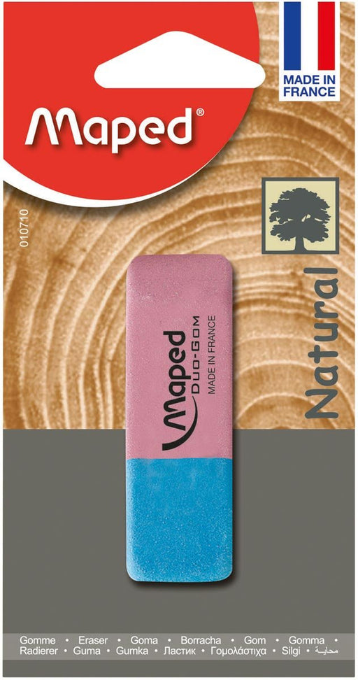 Maped gum Duo - Gom, grote maat, op blister - OfficeTown