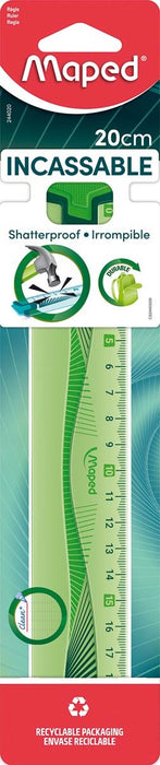 Maped lat Flex onbreekbaar 20 cm met UV - inkt - OfficeTown