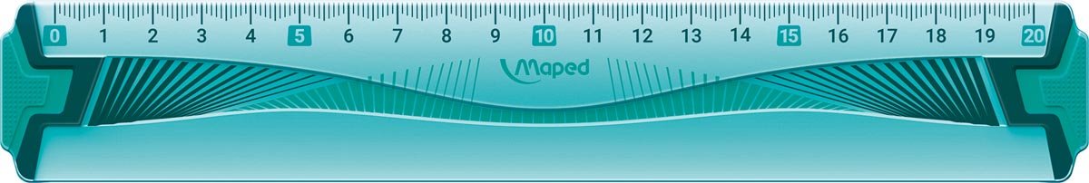 Maped lat Flex onbreekbaar 20 cm met UV - inkt - OfficeTown