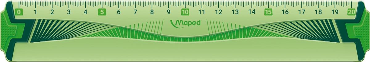 Maped lat Flex onbreekbaar 20 cm met UV - inkt - OfficeTown