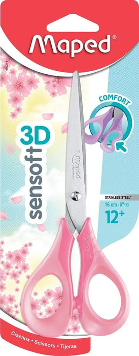 Maped schaar Sensoft 16 cm, voor rechtshandigen, met scherpe punt - OfficeTown