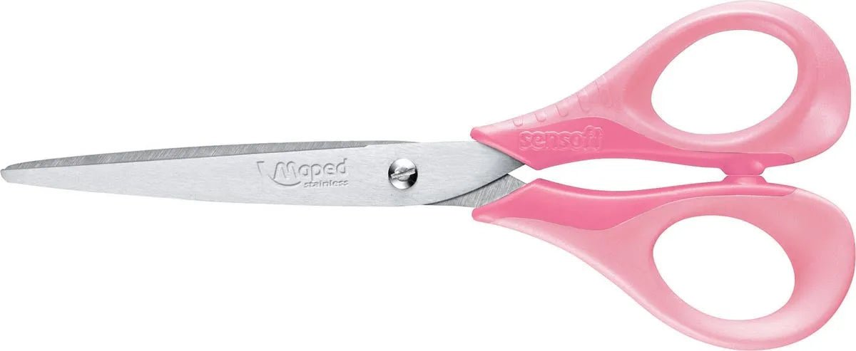 Maped schaar Sensoft 16 cm, voor rechtshandigen, met scherpe punt - OfficeTown