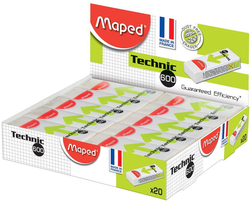 Maped Technic 600 gum 20 stuks set - OfficeTown
