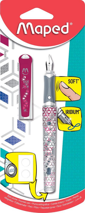 Maped vulpen Classic, blister met 1 stuk met zachte driekantige grip - OfficeTown