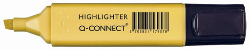 Markeerstift in pastelgeel met schuine punt - OfficeTown