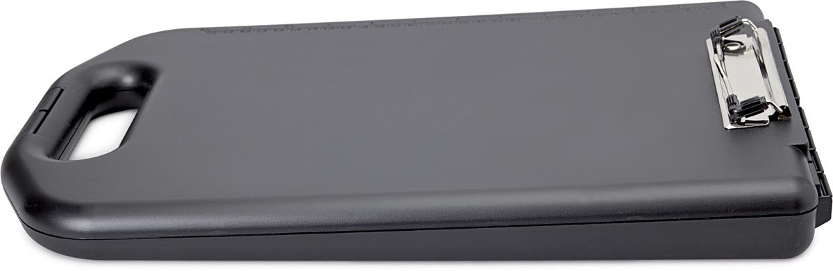 MAUL klembordkoffer A4 zwart van hard kunststof PP met handvat 41.5x25.8x5.3cm - OfficeTown