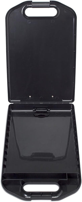 MAUL klembordkoffer A4 zwart van hard kunststof PP met handvat 41.5x25.8x5.3cm - OfficeTown