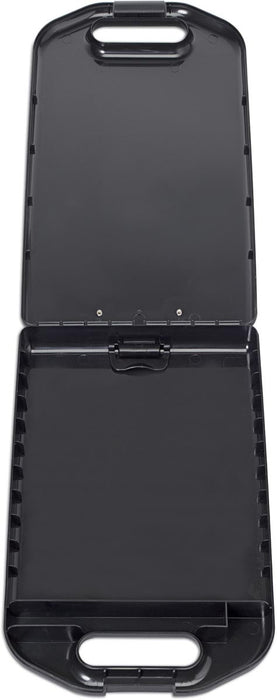 MAUL klembordkoffer A4 zwart van hard kunststof PP met handvat 41.5x25.8x5.3cm - OfficeTown