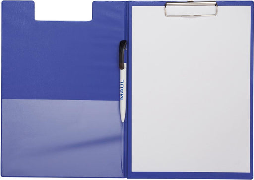 MAUL klembordmap Poly, PP folie, A4 staand, blauw - OfficeTown