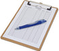 MAUL klemplaat Basic, hardboard karton, A5 staand, bruin - OfficeTown