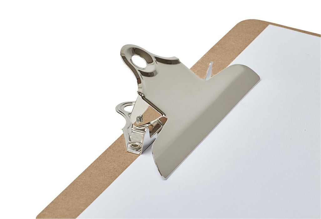 MAUL klemplaat Classic, hardboard karton, A4 liggend, bruin - OfficeTown