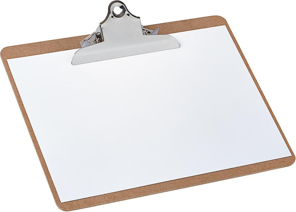 MAUL klemplaat Classic, hardboard karton, A4 liggend, bruin - OfficeTown