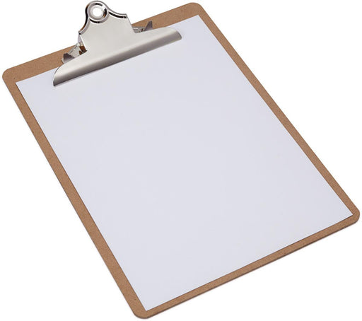 MAUL klemplaat Classic, hardboard karton, A4 staand, bruin - OfficeTown