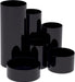 MAUL pennenhouders Tubo, 6 compartimenten Ø15x12.5cm zwart - OfficeTown