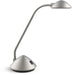 MAULarc bureaulamp, LED, op voet, zilver - OfficeTown