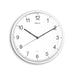 MAULsprint wandklok, radiogestuurd, diameter 30 x 5 cm, kunststof kader, wit - OfficeTown