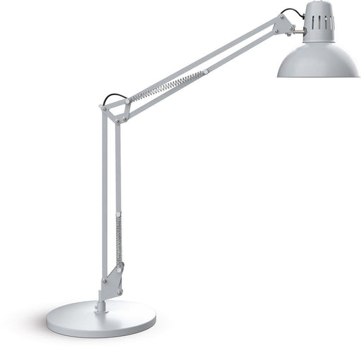 MAULstudy bureaulamp, op voet, zilver - OfficeTown