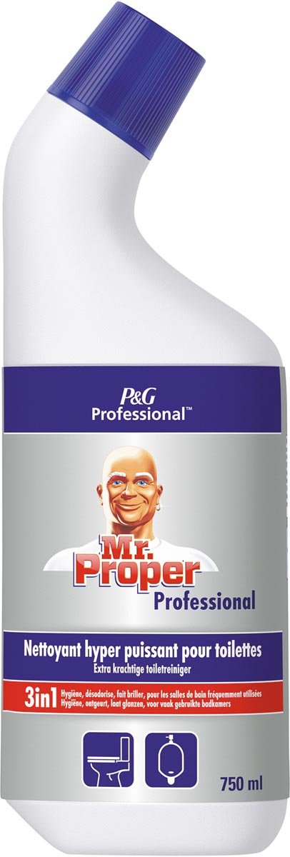 Meneer Proper 3in1 badkamer en toiletreiniger, 750 ml fles - OfficeTown