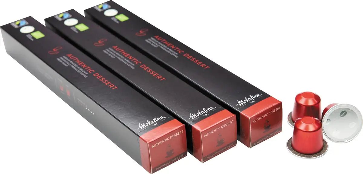 Mokafina aluminium koffiecapsules, authentiek dessert, 10 stukken - OfficeTown