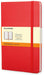 Moleskine notitieboek, ft 13 x 21 cm, gelijnd, harde cover, 240 blad, rood - OfficeTown