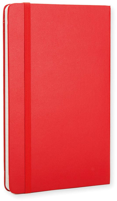 Moleskine notitieboek, ft 13 x 21 cm, gelijnd, harde cover, 240 blad, rood - OfficeTown