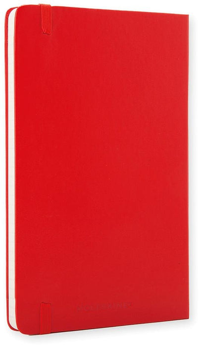 Moleskine notitieboek, ft 13 x 21 cm, gelijnd, harde cover, 240 blad, rood - OfficeTown