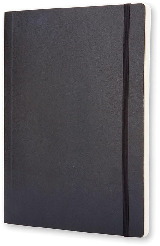 Moleskine notitieboek, ft 19 x 25 cm, geruit, soepele cover, 192 blad, zwart - OfficeTown