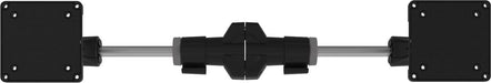 Monitorarm voor 2 schermen met modulaire en circulaire crossbar - OfficeTown