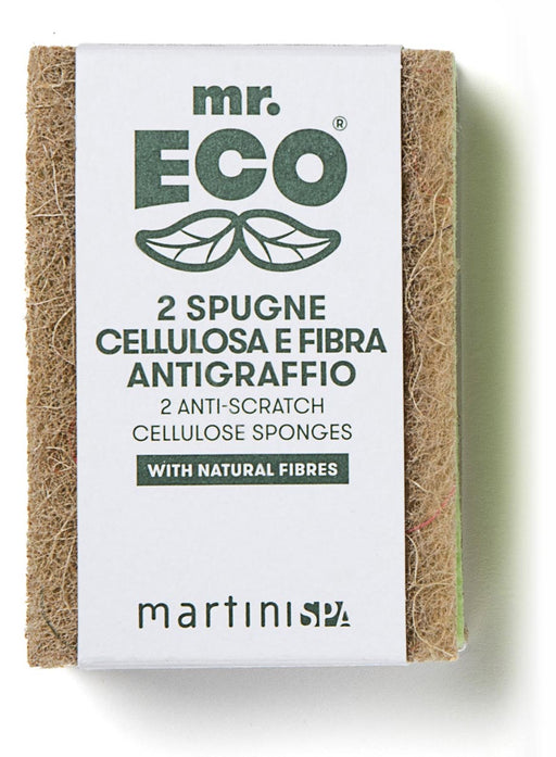 Mr. Eco schuurspons ft 9,8 x 6,8 x 2 cm, krasbestendig, pak van 2 stuks - OfficeTown