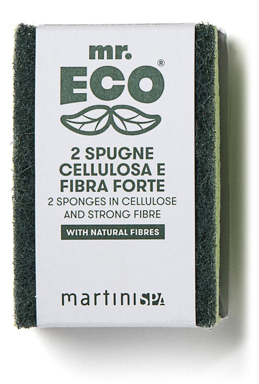 Mr. Eco schuurspons ft 9,8 x 6,8 x 2 cm, met stevige vezels, pak van 2 stuks - OfficeTown