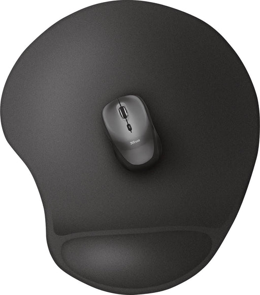 Muismat Trust BigFoot XL met ergonomische gel polssteun, zwart - OfficeTown
