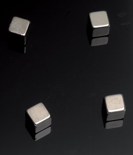 Nagamagneet voor glasborden, maat 10 x 10 x 10 mm, 4 stuks - OfficeTown