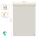 Nobo flipchartpapier standaard, ft 65 x 95 cm, blanco/geruit, rol van 50 vel - OfficeTown