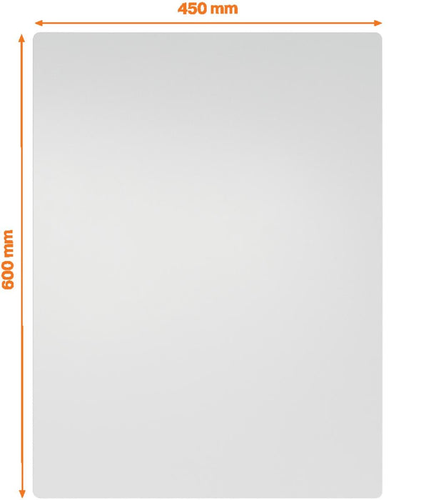 Nobo frameloos modulair whiteboard, staal, magnetisch, 45 x 65 cm - OfficeTown