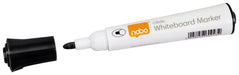 Nobo Glide whiteboardmarker, ronde punt, pak van 10 stuks, zwart - OfficeTown